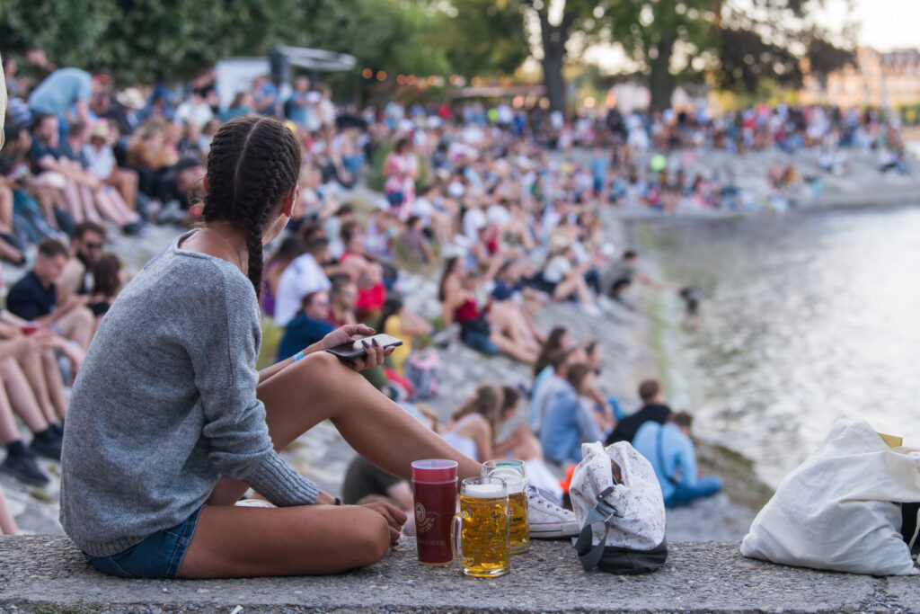 Zuschauer beim Seenachtsfest Konstanz